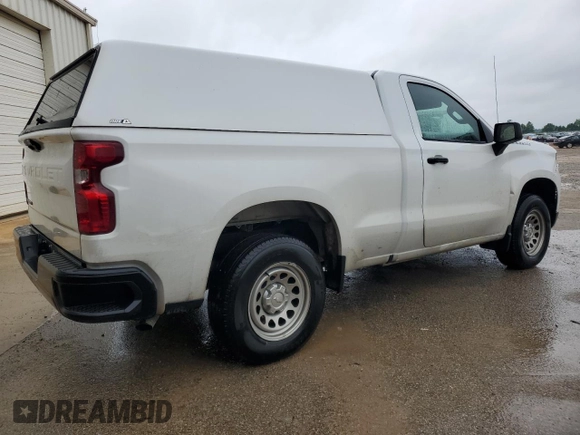 2023 Chevrolet Silverado 1500 Work Truck with VIN 3GCNAAEK8PG339758, listed as a Copart auction lot 54698095 with 38,046 mi miles and Clean Title. Bid and sale history available at DreamBid. Image 3.