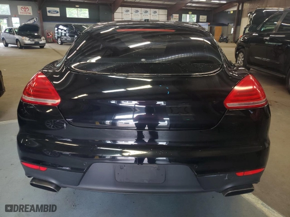 2014 Porsche Panamera with VIN WP0AA2A77EL005310, listed as a Copart auction lot 65953744 with 112,107 mi miles and Salvage Title. Bid and sale history available at carsss.com. Image 6.
