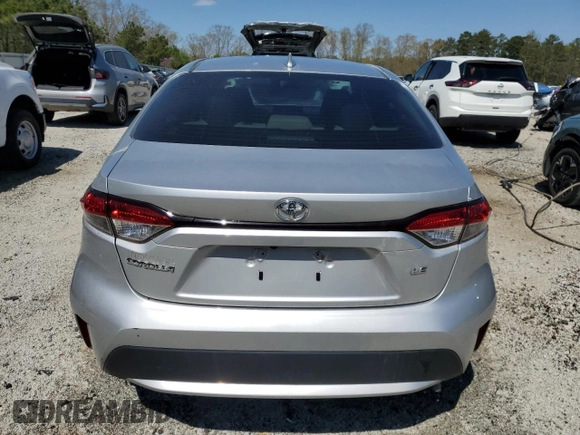 2021 Toyota Corolla LE with VIN JTDEPMAE4MJ134786, listed as a Copart auction lot 50450635 with 79,015 mi miles and Clean Title. Bid and sale history available at carsss.com. Image 6.
