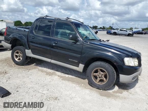2001 Ford Explorer Sport Trac with VIN 1FMZU67EX1UB35041, listed as a Copart auction lot 61417495 with 175,045 mi miles and Salvage title. Bid and sale history available at DreamBid. Image 4.