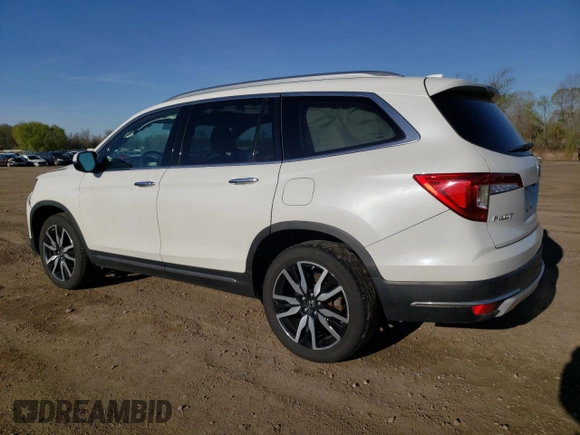 2021 Honda Pilot Elite with VIN 5FNYF6H05MB004870, listed as a Copart auction lot 54119115 with 99,491 mi miles and Salvage title. Bid and sale history available at DreamBid. Image 2.
