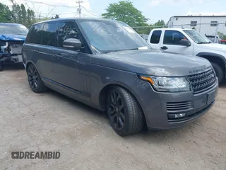 2016 Land Rover Range Rover HSE with VIN SALGS2KF0GA290744, listed as a IAAI auction lot 42789120 with 123,256 mi miles and . Bid and sale history available at DreamBid. Image 1.