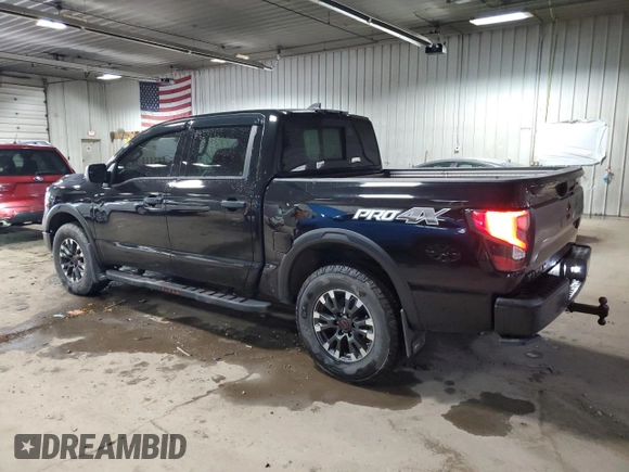 2023 Nissan Titan SV with VIN 1N6AA1ED0PN111600, listed as a Copart auction lot 57482755 with 36,920 mi miles and Salvage title. Bid and sale history available at DreamBid. Image 2.