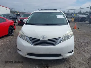 2011 Toyota Sienna XLE with VIN 5TDDK3DC3BS029395, listed as a IAAI auction lot 41715459 with 235,772 mi miles. Bid and sale history available at carsss.com. Image 12.
