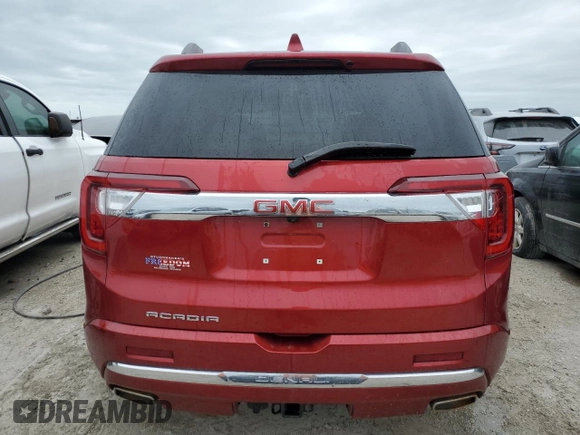 2022 GMC Acadia Denali with VIN 1GKKNPLS8NZ102489, listed as a Copart auction lot 76245924 with 0 mi miles and Salvage Title. Bid and sale history available at carsss.com. Image 6.