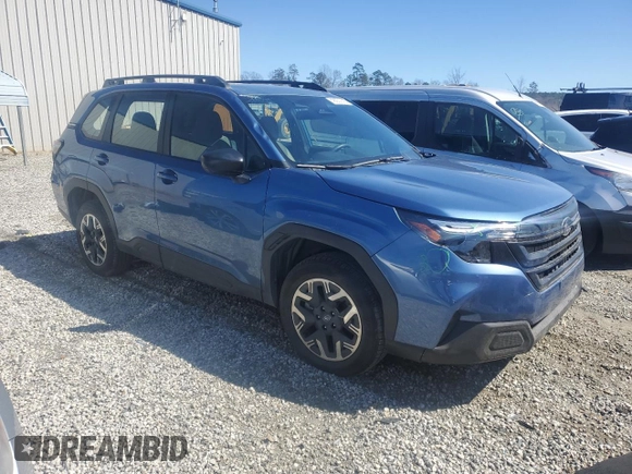 2025 Subaru Forester z VIN JF2SLDAC5SH405874, wystawiony jako Copart lot #52766555 z przebiegiem Nie podano mil oraz Szkoda całkowita • Salvage title. Historia ofert i sprzedaży dostępna na DreamBid. Obrazek 4.