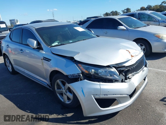 2015 Kia Optima LX with VIN 5XXGM4A77FG431285, listed as a IAAI auction lot 38792800 with 99,378 mi miles and . Bid and sale history available at DreamBid. Image 1.
