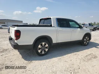 2019 Honda Ridgeline RTL z VIN 5FPYK3F50KB007561, wystawiony jako Copart lot #51385895 z przebiegiem 46 314 mil mil oraz Czysty tytuł • Clean title. Historia ofert i sprzedaży dostępna na DreamBid. Obrazek 3.