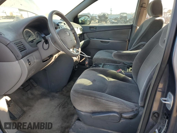 2006 Toyota Sienna CE with VIN 5TDZA23C56S562441, listed as a Copart auction lot 55182905 with 217,434 mi miles and Clean Title. Bid and sale history available at DreamBid. Image 7.