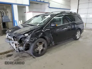 2013 Honda Odyssey Touring with VIN 5FNRL5H91DB025446, listed as a Copart auction lot 45139715 with 142,941 mi miles and Salvage Title. Bid and sale history available at carsss.com. Image 1.