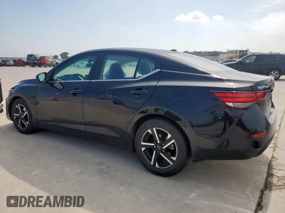 2024 Nissan Sentra SV with VIN 3N1AB8CV1RY278383, listed as a Copart auction lot 58337135 with 9,698 mi miles and Salvage title. Bid and sale history available at DreamBid. Image 2.