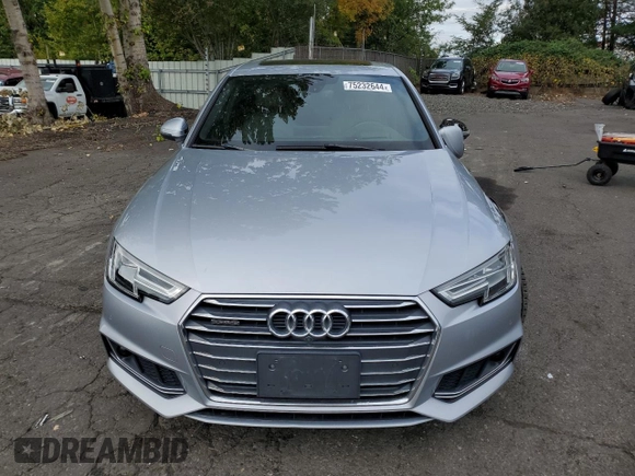 2017 Audi A4 Prestige with VIN WAUFNAF42HN050101, listed as a Copart auction lot 75232644 with 114,086 mi miles and Salvage Title. Bid and sale history available at carsss.com. Image 5.