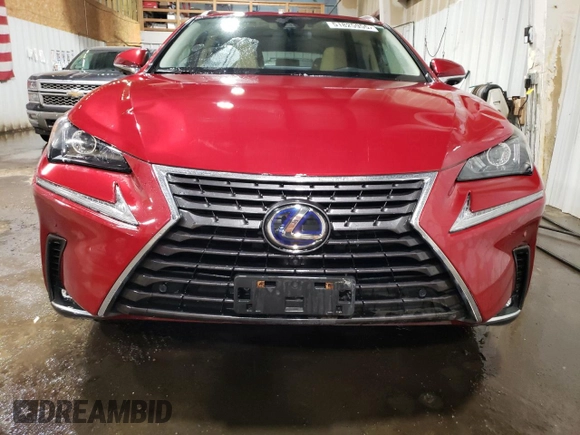 2021 Lexus NX 300h with VIN JTJGJRDZ3M2166206, listed as a Copart auction lot 51825955 with 11,399 mi miles and Salvage Title. Bid and sale history available at DreamBid. Image 5.