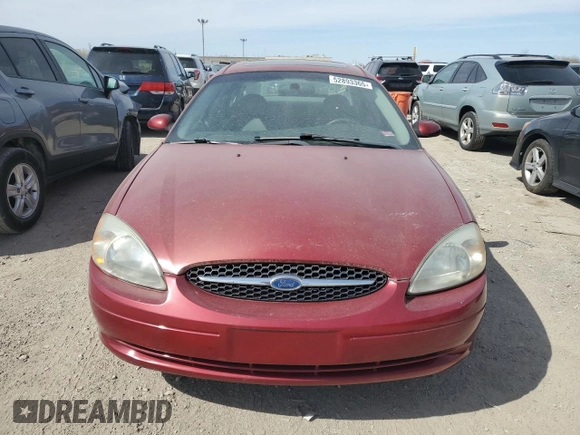 2003 Ford Taurus SES Standard with VIN 1FAFP55S63A144461, listed as a Copart auction lot 52893365 with 63,309 mi miles and Clean Title. Bid and sale history available at carsss.com. Image 5.