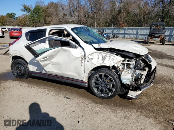2014 Nissan Juke SL with VIN JN8AF5MV4ET364891, listed as a Copart auction lot 85777014 with Not Provided miles and Salvage Title. Bid and sale history available at DreamBid. Image 4.
