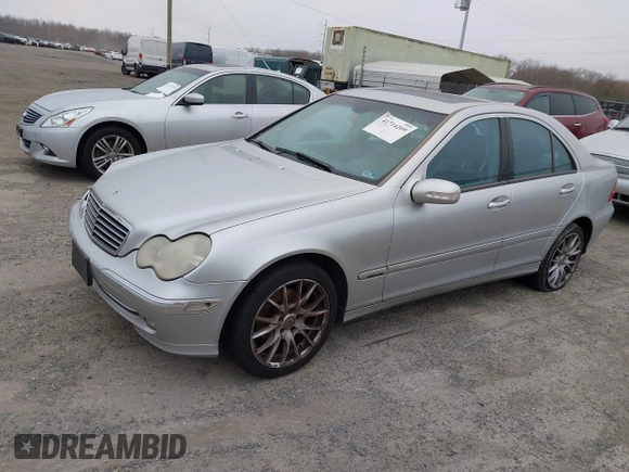 2004 Mercedes-Benz C 230 Kompressor with VIN WDBRF40J14A569539, listed as a IAAI auction lot 41714209 with 96,240 mi miles and . Bid and sale history available at DreamBid. Image 2.