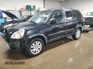 2005 Honda CR-V EX with VIN JHLRD78895C011246, listed as a Copart auction lot 50963915 with 205,284 mi miles and Salvage Title. Bid and sale history available at carsss.com. Image 1.