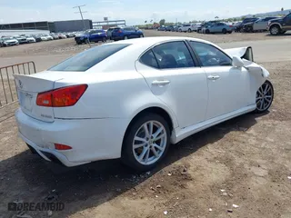 2006 Lexus IS 350 Auto with VIN JTHBE262865005570, listed as a IAAI auction lot 41966216 with 1 mi miles. Bid and sale history available at carsss.com. Image 4.