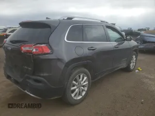 2017 Jeep Cherokee Limited with VIN 1C4PJMDS3HW594350, listed as a Copart auction lot 55573085 with 115,796 mi miles and Salvage title. Bid and sale history available at DreamBid. Image 3.