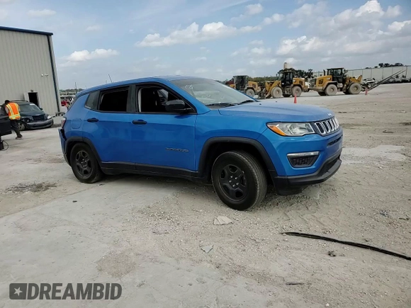 2017 Jeep Compass Sport with VIN 3C4NJCAB2HT690739, listed as a Copart auction lot 85103254 with 120,510 mi miles and Salvage Title. Bid and sale history available at carsss.com. Image 12.