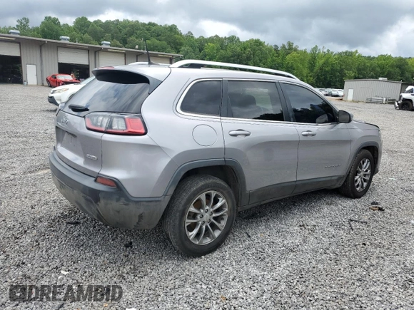 2019 Jeep Cherokee Latitude Plus with VIN 1C4PJLLB8KD176302, listed as a Copart auction lot 58181595 with 175,661 mi miles and Salvage title. Bid and sale history available at DreamBid. Image 3.