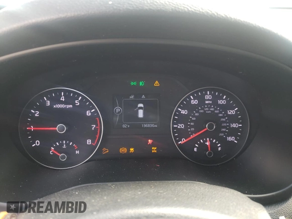 2017 Kia Sportage EX with VIN KNDPNCAC5H7185272, listed as a Copart auction lot 57996925 with 136,836 mi miles and Salvage title. Bid and sale history available at DreamBid. Image 9.