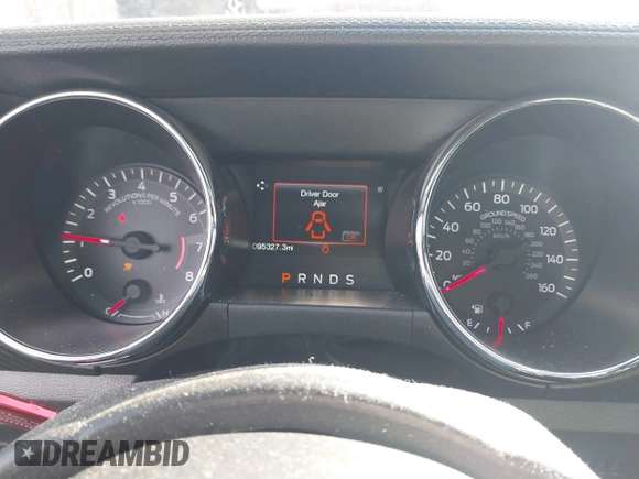 2017 Ford Mustang V6 with VIN 1FATP8EM5H5224422, listed as a IAAI auction lot 41269620 with 95,327 mi miles and . Bid and sale history available at carsss.com. Image 7.