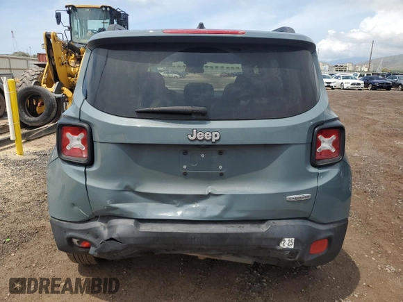 2016 Jeep Renegade Latitude with VIN ZACCJABT0GPE28775, listed as a Copart auction lot 49541095 with 85,742 mi miles and Clean Title. Bid and sale history available at carsss.com. Image 6.