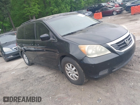 2008 Honda Odyssey EX-L with VIN 5FNRL38758B114588, listed as a IAAI auction lot 42101377 with 306,345 mi miles and . Bid and sale history available at DreamBid. Image 1.