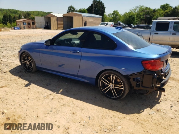 2018 BMW 2 Series M240i with VIN WBA2J5C59JVC07341, listed as a Copart auction lot 45377333 with 41,486 mi miles. Bid and sale history available at carsss.com. Image 2.