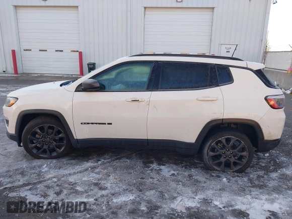 2021 Jeep Compass 80th Anniversary with VIN 3C4NJCEB4MT518183, listed as a IAAI auction lot 41355415 with 45,445 mi miles and . Bid and sale history available at carsss.com. Image 14.