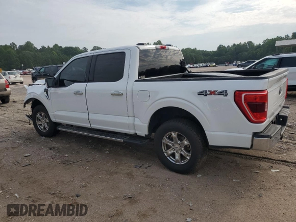 2021 Ford F-150 XL with VIN 1FTFW1E58MFB02149, listed as a Copart auction lot 60213045 with 117,142 mi miles and Salvage title. Bid and sale history available at DreamBid. Image 2.