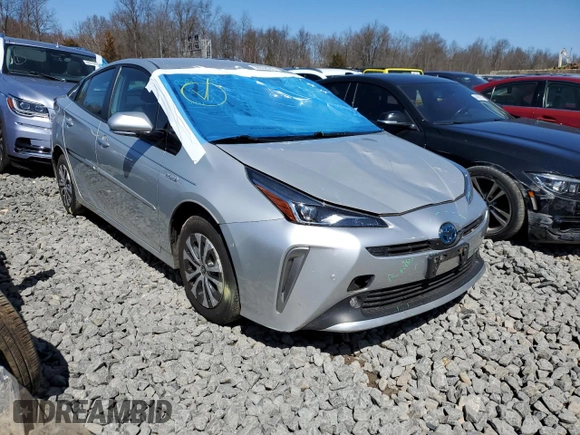 2020 Toyota Prius LE with VIN JTDL9RFU6L3016384, listed as a Copart auction lot 50052665 with Not Provided miles and Salvage Title. Bid and sale history available at DreamBid. Image 4.