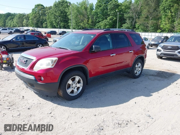 2012 GMC Acadia SLE with VIN 1GKKRPEDXCJ145455, listed as a IAAI auction lot 42184121 with 174,673 mi miles. Bid and sale history available at carsss.com. Image 2.