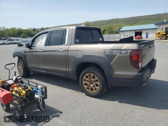 2021 Honda Ridgeline RTL-E with VIN 5FPYK3F76MB020626, listed as a Copart auction lot 55052515 with Not provided miles and Salvage title. Bid and sale history available at DreamBid. Image 2.