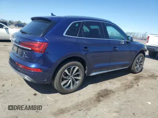 2021 Audi Q5 Premium Plus with VIN WA1BAAFY7M2059902, listed as a Copart auction lot 48525035 with 68,347 mi miles and Salvage Title. Bid and sale history available at carsss.com. Image 3.