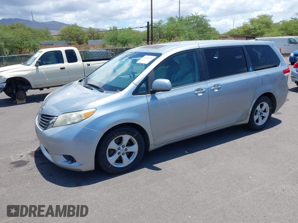 2011 Toyota Sienna LE AAS with VIN 5TDKK3DC0BS040975, listed as a IAAI auction lot 42639431 with 430,456 mi miles and . Bid and sale history available at DreamBid. Image 17.