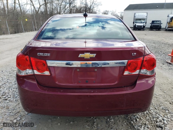 2015 Chevrolet Cruze LT with VIN 1G1PC5SB5F7121035, listed as a Copart auction lot 51914995 with 97,746 mi miles and Salvage Title. Bid and sale history available at carsss.com. Image 6.