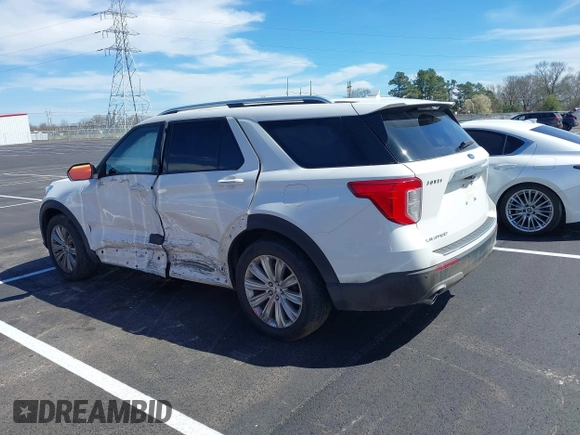 2021 Ford Explorer Limited with VIN 1FMSK7FH7MGC17885, listed as a IAAI auction lot 41812647 with 49,185 mi miles. Bid and sale history available at carsss.com. Image 14.