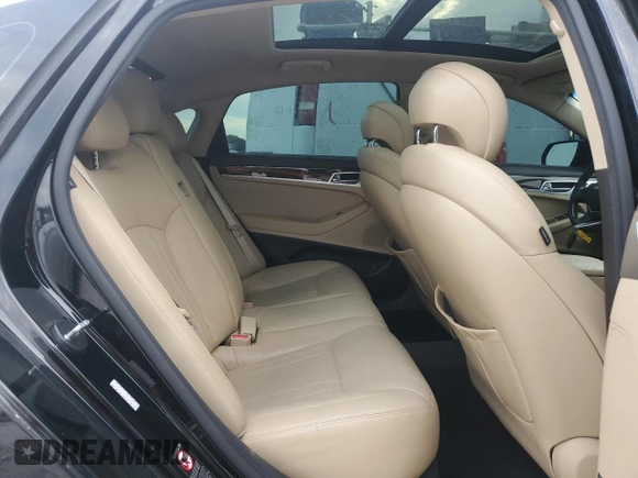 2016 Hyundai Genesis 3.8L with VIN KMHGN4JE6GU128579, listed as a Copart auction lot 69292634 with 83,603 mi miles and Salvage Title. Bid and sale history available at carsss.com. Image 10.