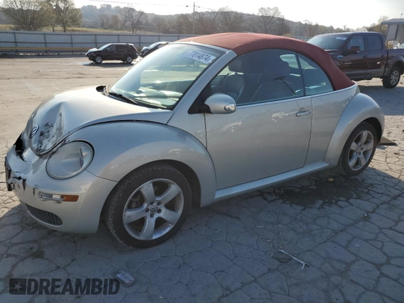 2009 Volkswagen Beetle Blush with VIN 3VWSG31Y49M411919, listed as a Copart auction lot 77814874 with 131,399 mi miles and Salvage title. Bid and sale history available at DreamBid. Image 1.