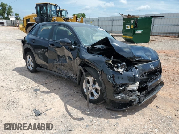 2023 Honda HR-V LX with VIN 3CZRZ2H38PM702334, listed as a Copart auction lot 60760625 with 53,149 mi miles and Salvage title. Bid and sale history available at DreamBid. Image 4.