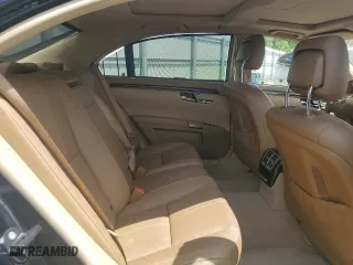 2009 Mercedes-Benz S-Class 5.5L V8 with VIN WDDNG86X39A267179, listed as a Copart auction lot 52216505 with 106,527 mi miles and Salvage Title. Bid and sale history available at carsss.com. Image 10.