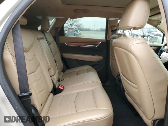 2017 Cadillac XT5 Platinum AWD with VIN 1GYKNFRS7HZ100180, listed as a Copart auction lot 85314924 with 52,093 mi miles and Salvage Title. Bid and sale history available at DreamBid. Image 12.