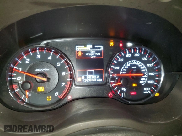 2020 Subaru WRX Premium with VIN JF1VA1C63L9817722, listed as a Copart auction lot 61881315 with 132,853 mi miles and Clean title. Bid and sale history available at DreamBid. Image 9.