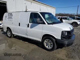2012 Chevrolet Express Cargo with VIN 1GCSGAFX8C1107214, listed as a Copart auction lot 44963945 with 273,256 mi miles and Salvage title. Bid and sale history available at DreamBid. Image 4.