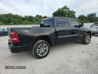 2020 Ram 1500 Laramie with VIN 1C6SRFJT5LN178284, listed as a Copart auction lot 61813575 with 90,699 mi miles and Salvage title. Bid and sale history available at DreamBid. Image 3.