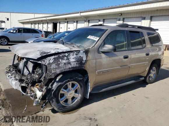 2004 GMC Envoy SLT z VIN 1GKET16S546133758, wystawiony jako Copart lot #76717674 z przebiegiem Nie podano mil oraz Szkoda całkowita • Salvage title. Historia ofert i sprzedaży dostępna na DreamBid. Obrazek 1.