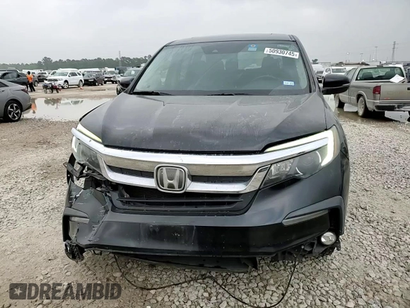 2019 Honda Pilot EX-L with VIN 5FNYF5H59KB030214, listed as a Copart auction lot 50930745 with 177,859 mi miles and Salvage title. Bid and sale history available at DreamBid. Image 11.