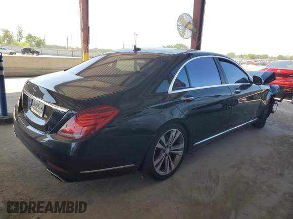 2015 Mercedes-Benz S 550 with VIN WDDUG8CB6FA133637, listed as a Copart auction lot 51707475 with 69,931 mi miles and Clean Title. Bid and sale history available at DreamBid. Image 3.